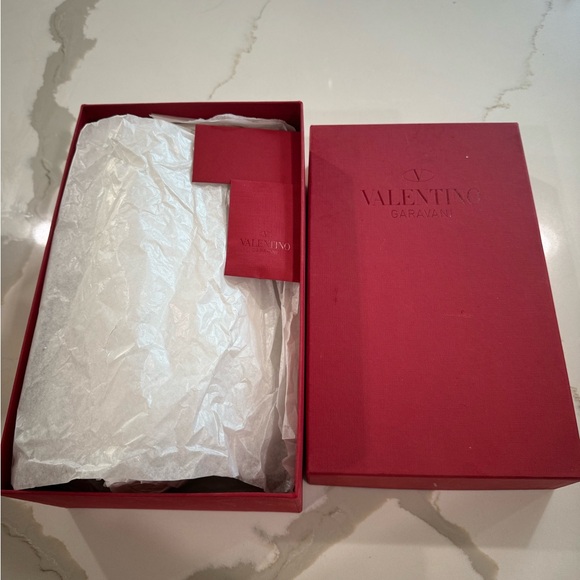 Valentino Black Rockstud Ballerina Flats - Picture 10 of 12